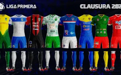 Las indumentaras de los equipos en laLiga Primera de Nicaragua