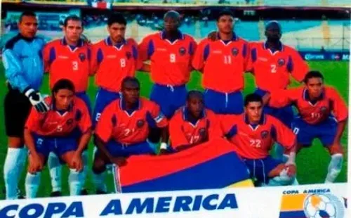 La Sele en Copa América 2001.