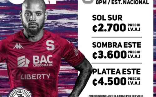 Precios e información para el juego entre Saprissa vs Cartaginés (Saprissa)