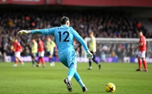Keylor Navas con elNottingham Forest / Getty