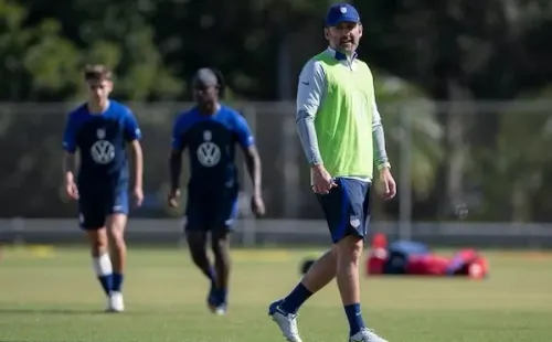 Gonzalo Segares dirigiendo a la Selección de Estados Unidos Sub-17 / Getty