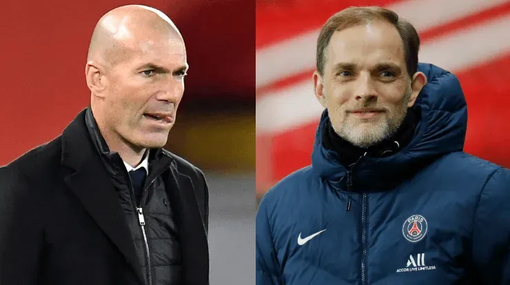 Zinedine Zidane o Thomas Tuchel, alguno de los dos relevaria a Galtier en el banquillo de PSG (Fotos: EFE)