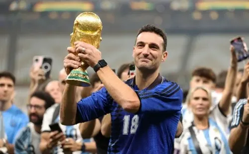 Lionel Scaloni campeón del mundo con Argentina / Getty