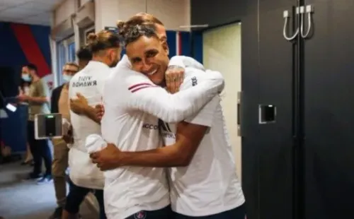 Sergio Ramos y Keylor Navas en el PSG / Getty