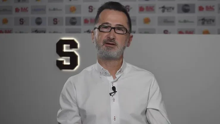 Juan Carlos Rojas, presidente del Saprissa anunció la salida de Campos este martes (Saprisssa)