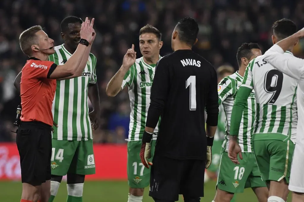 Joaquín Rodríguez y Keylor Navas / Getty