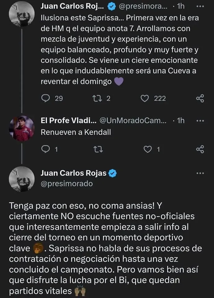 Conversación en Twitter