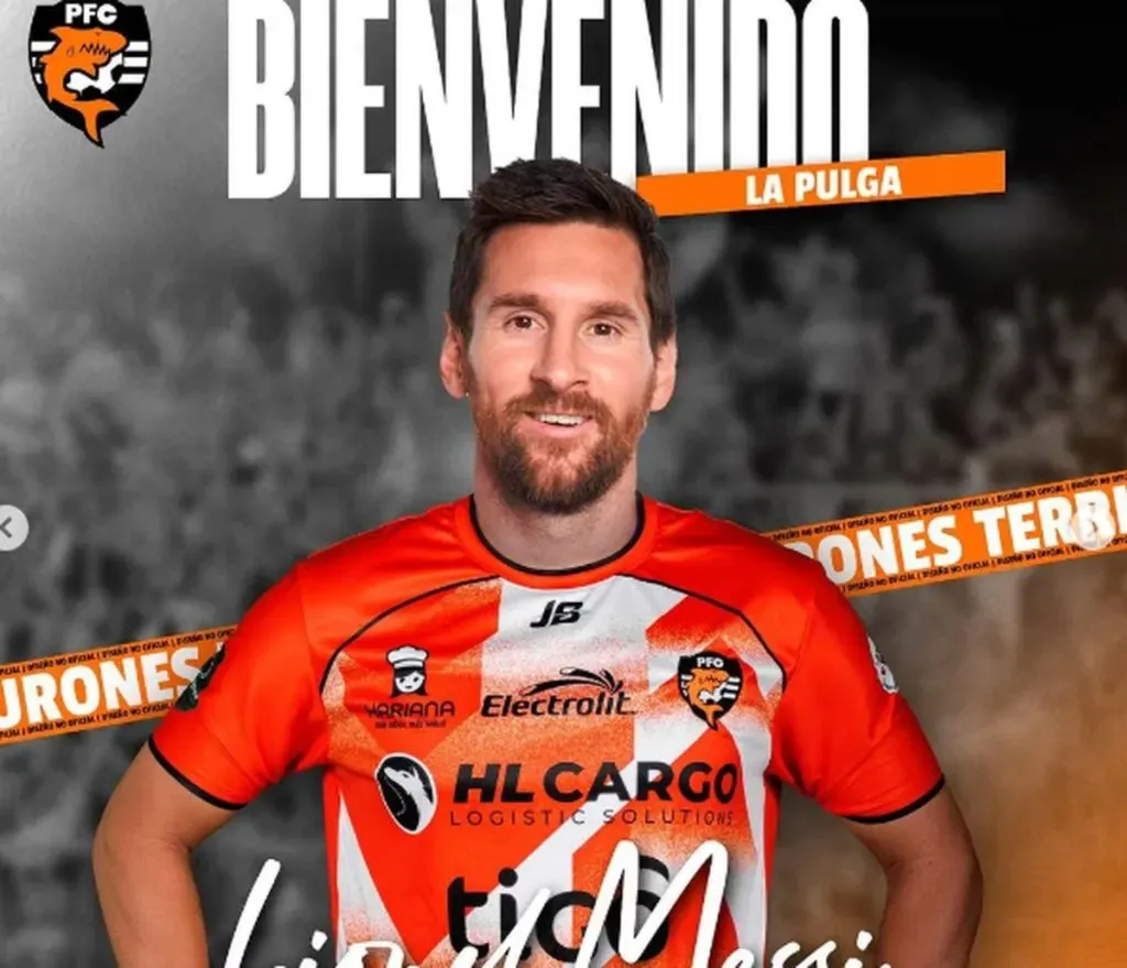 El Puntarenas FC “fichó” a Lionel Messi