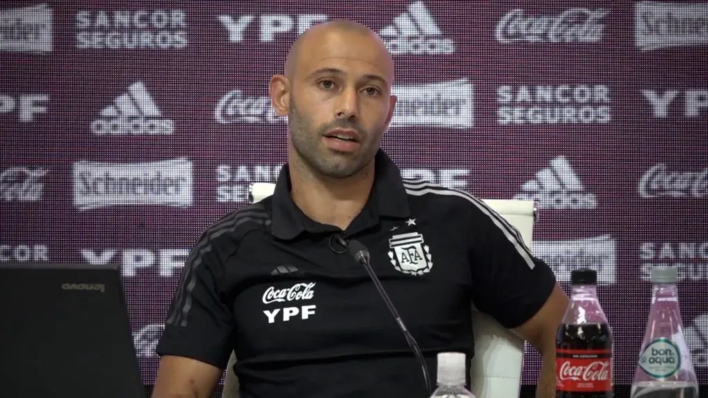 Javier Mascherano con la Selección de Argentina