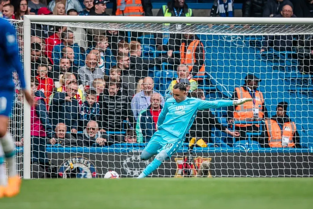 Keylor Navas con el Nottingham Forest