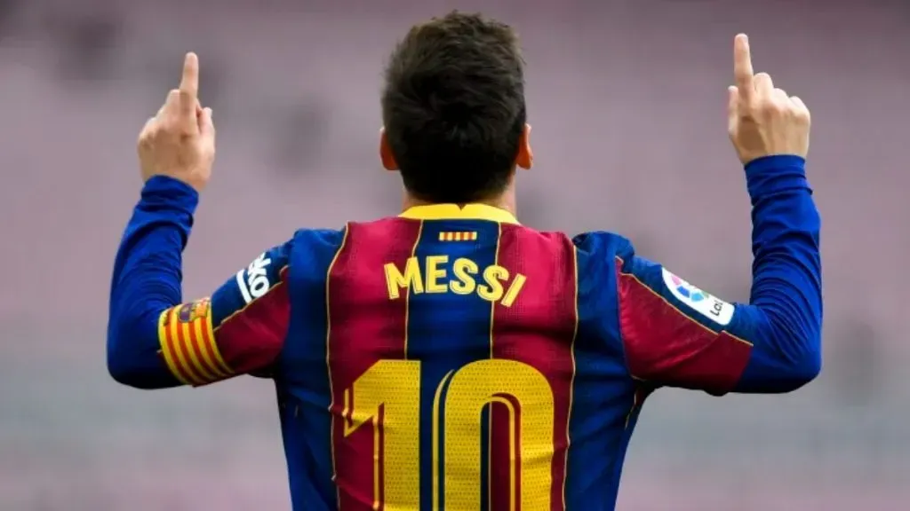Lionel Messi con el FC Barcelona
