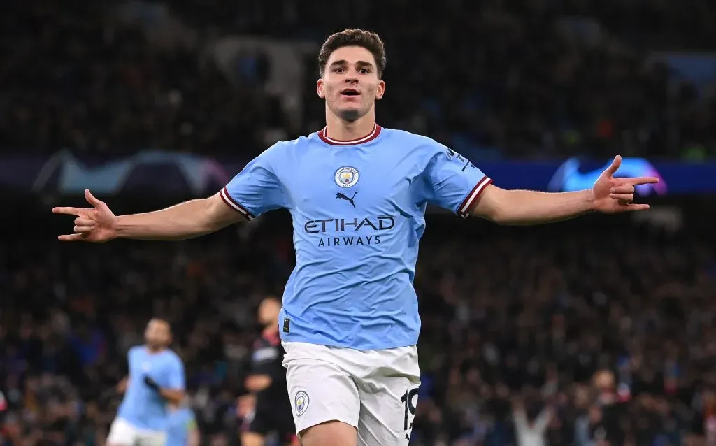 Julian Álvarez, el futbolista del Manchester City que desea el Real Madrid (Foto: Stu Forster/Getty Images)