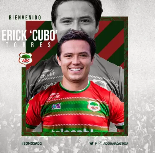 Erick Torres nuevo jugador del Guanacasteca