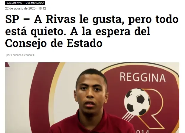 El medio italiano que ubica a Rigoberto Rivas en un nuevo club.