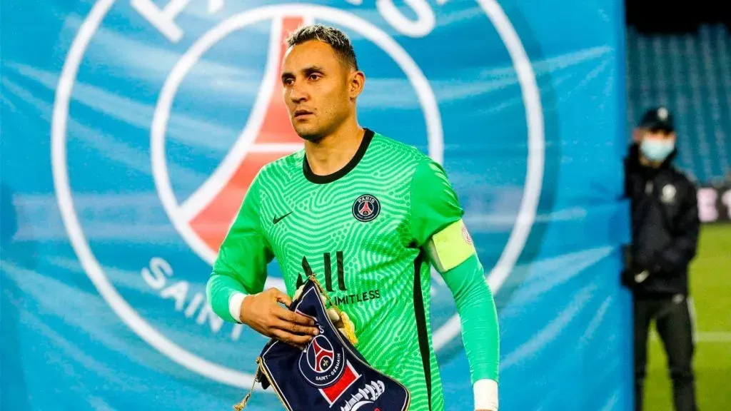 Keylor Navas con el PSG