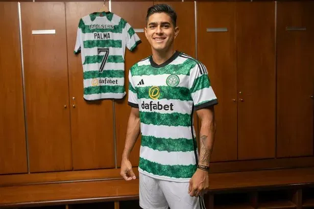 Luis Palma con el Celtic