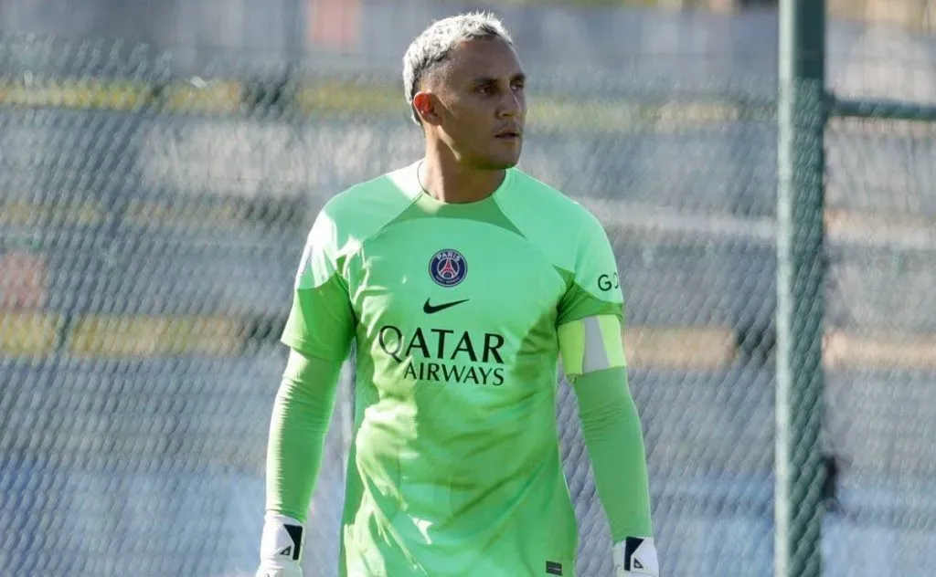Keylor Navas con el PSG