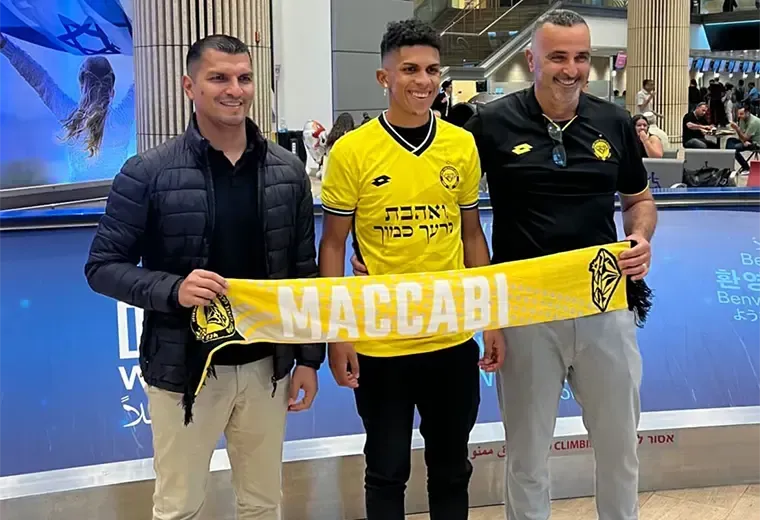 Rachid Chirino con el Maccabi Netanya