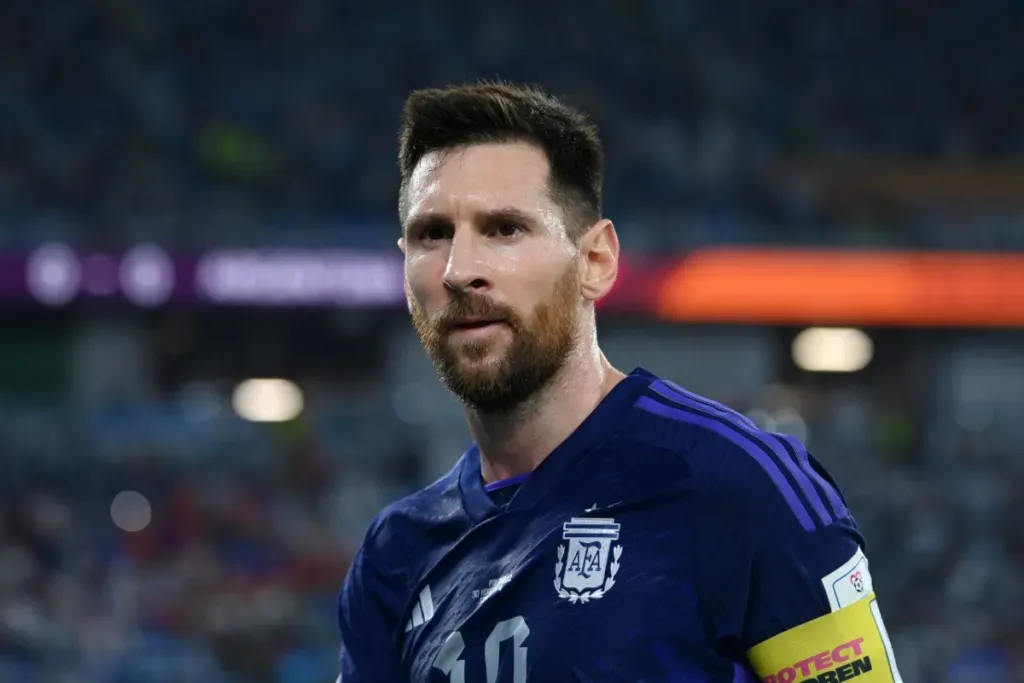 Lionel Messi con la Selección de Argentina