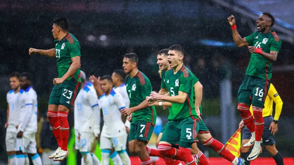 México tras vencer a Honduras (Getty)