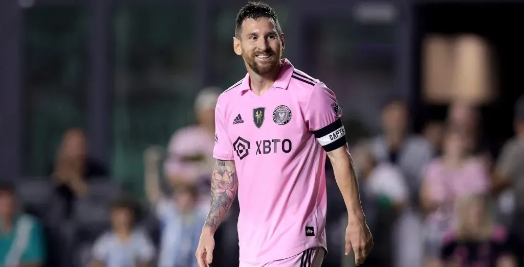 Lionel Messi en un match con Inter Miami – Megan Briggs/Getty Images