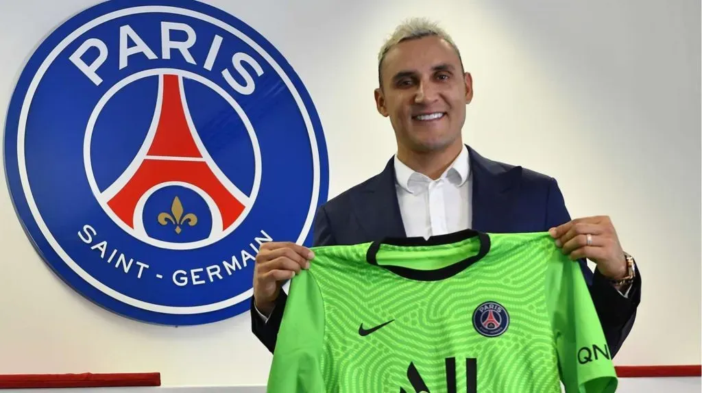 Keylor Navas con el PSG