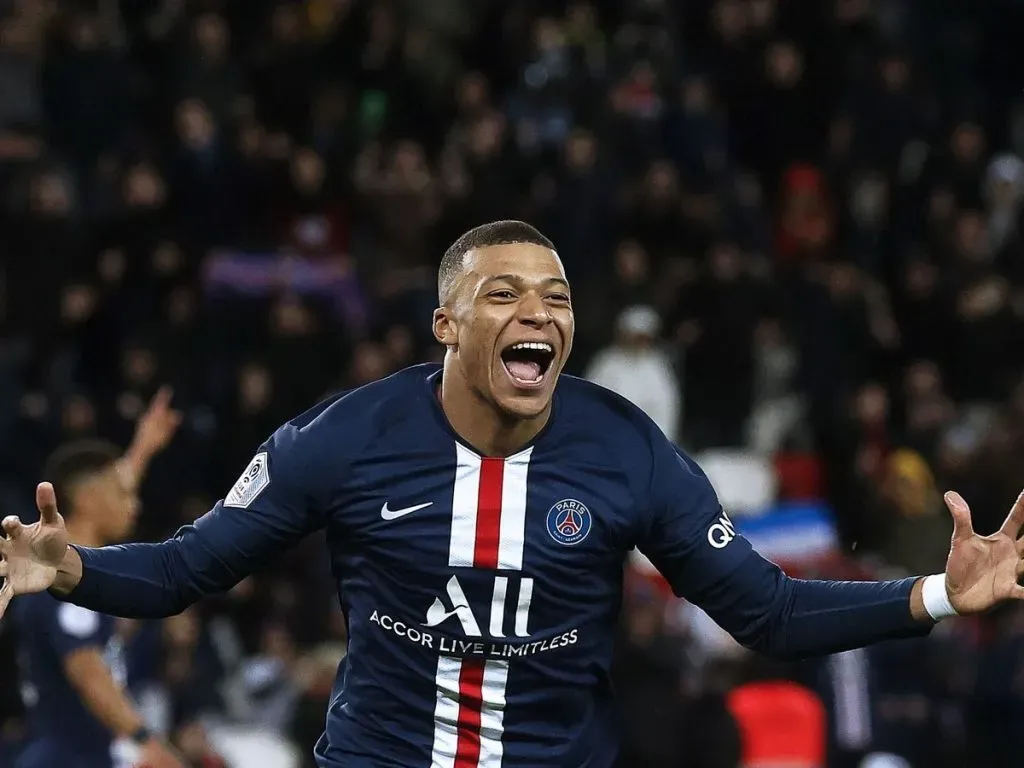 Kylian Mbappé con el PSG