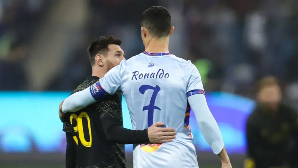 La última vez que se enfrentaron Messi y Ronaldo fue el 19 de enero de 2023. Aquel día, en el Estadio Internacional Rey Fahd, PSG venció 5-4 a Riyadh Season, un equipo integrado por los mejores jugadores de Al-Nassr y Al-Hilal. (Foto: Europa Press)