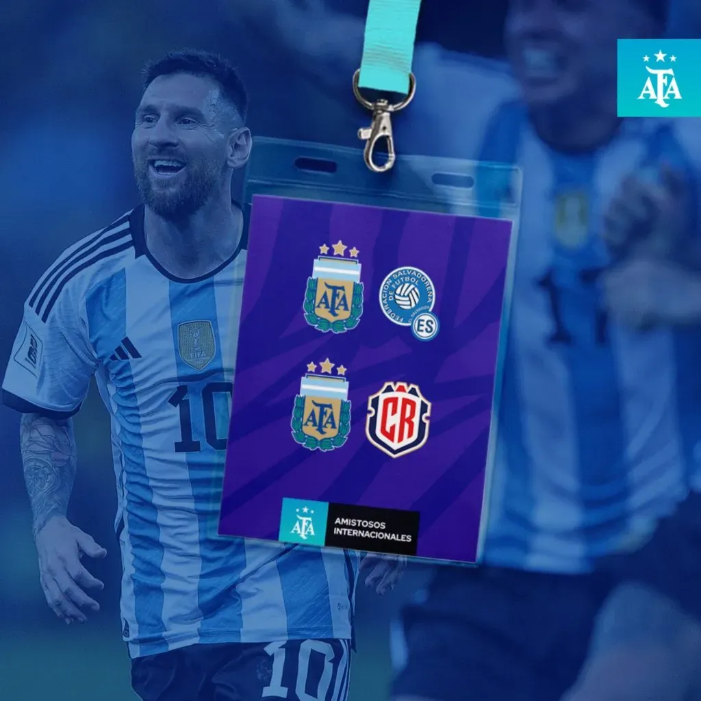 Argentina enfrentará a El Salvador y Costa Rica en Estados Unidos. (Foto: AFA)