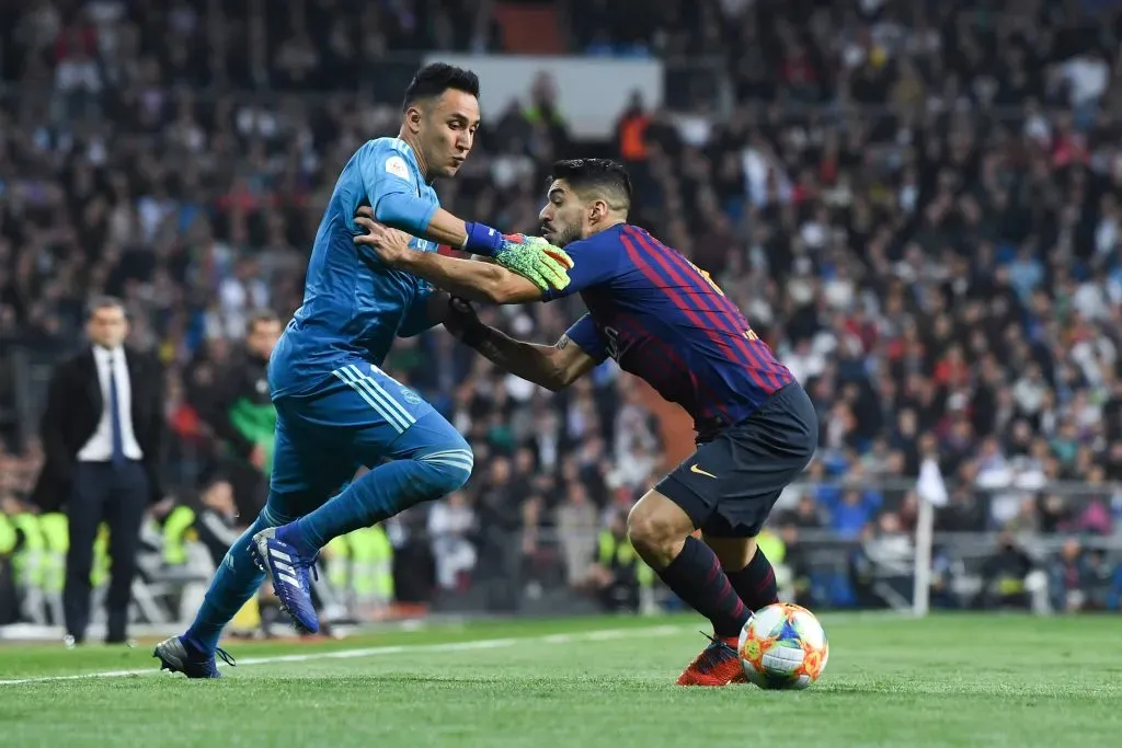 Keylor Navas ya sabe lo que es enfrentar al Barcelona. (Photo by David Ramos/Getty Images)