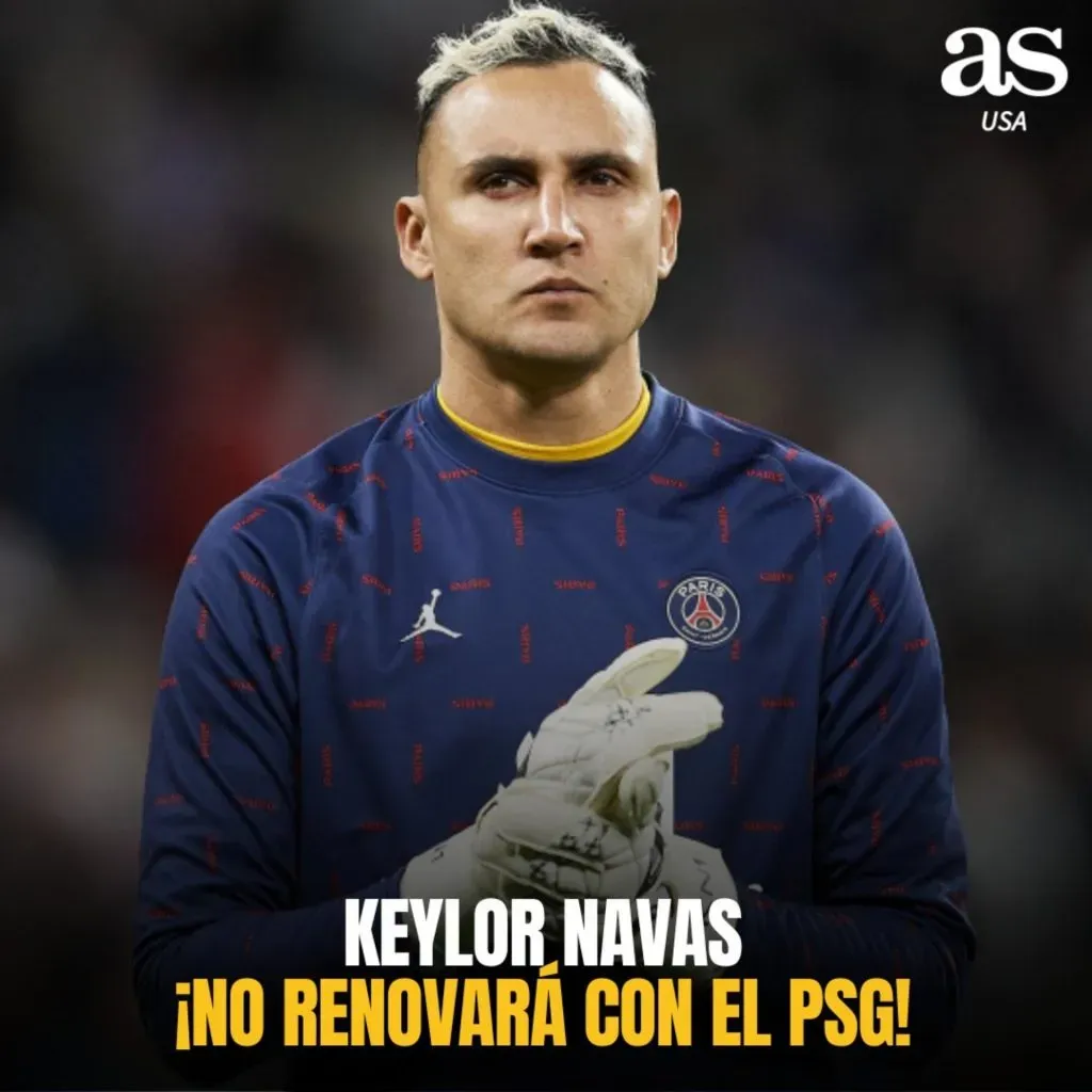Keylor Navas buscará equipo como agente libre. (Foto: Diario As)