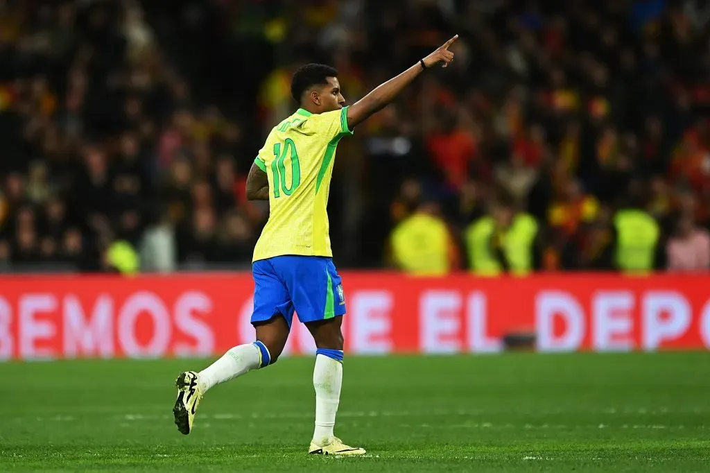 Rodrygo es la máxima figura de Brasil. (Photo by Denis Doyle/Getty Images)