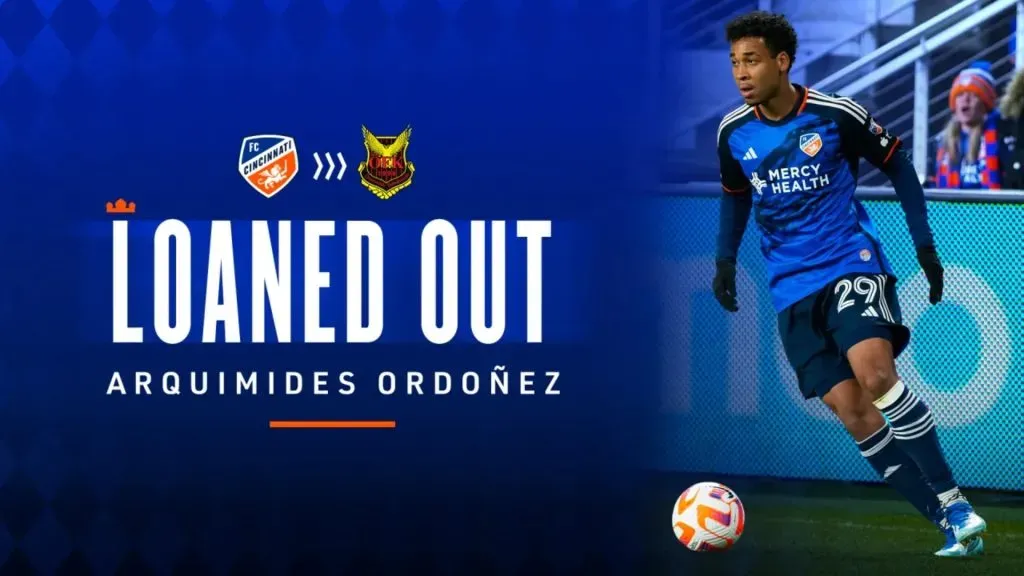 Arquímides Ordóñez jugará en el Östersunds FK de Suecia. (Foto: FC Cincinnati)