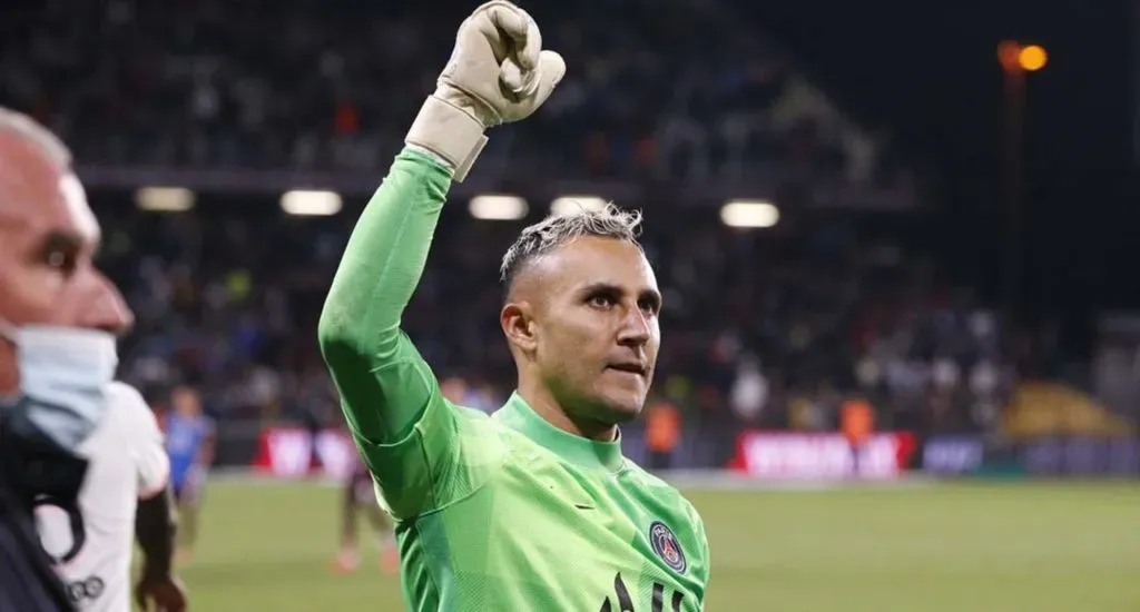 Keylor Navas con el PSG