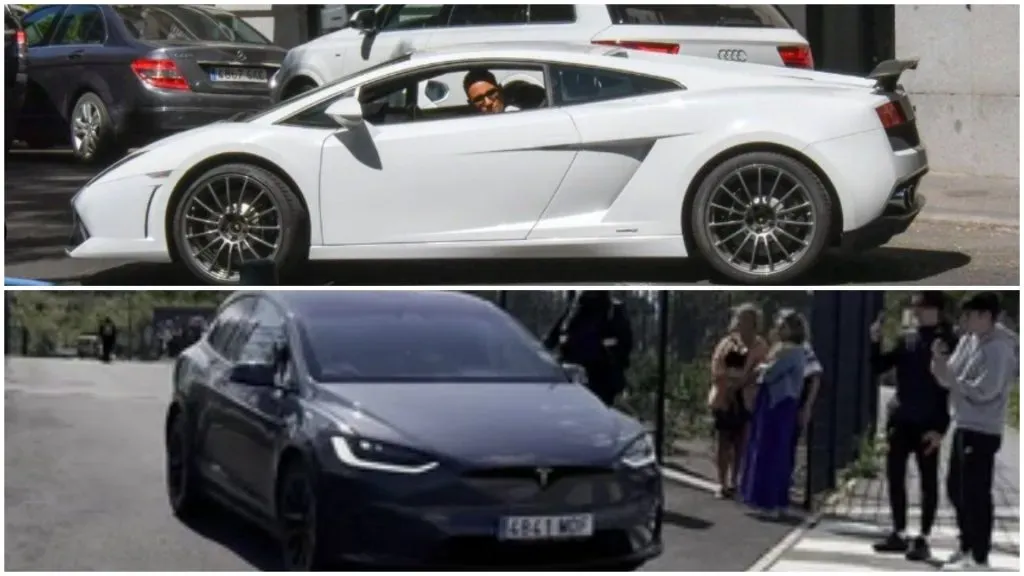 Los dos impresionantes carros de Keylor Navas.