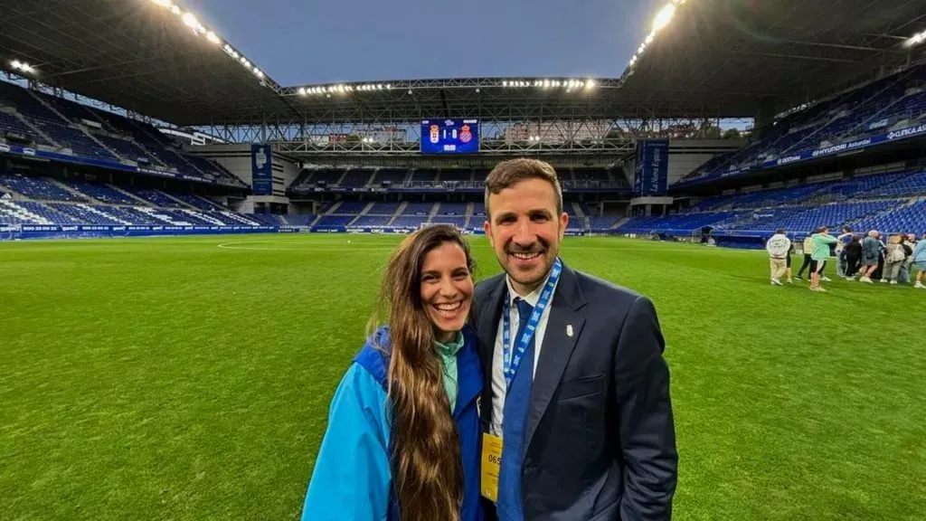 Agustín Lleida vive un gran momento en el Real Oviedo. (Foto: Instagram)