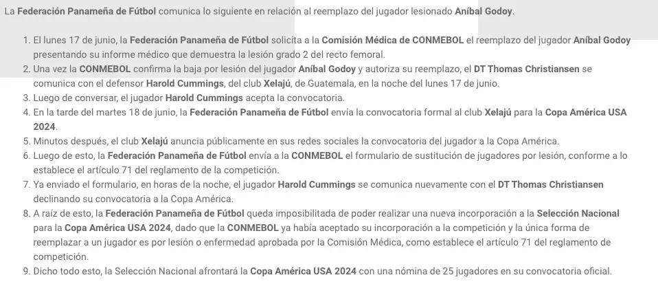 Comunicado al completo de la FPF (Foto: FPF)