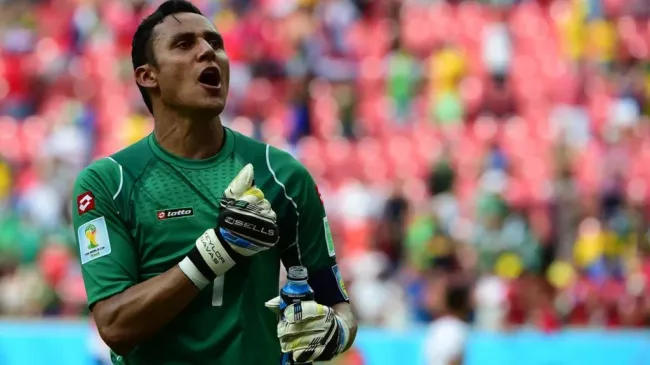 Keylor Navas con la Selección de Costa Rica
