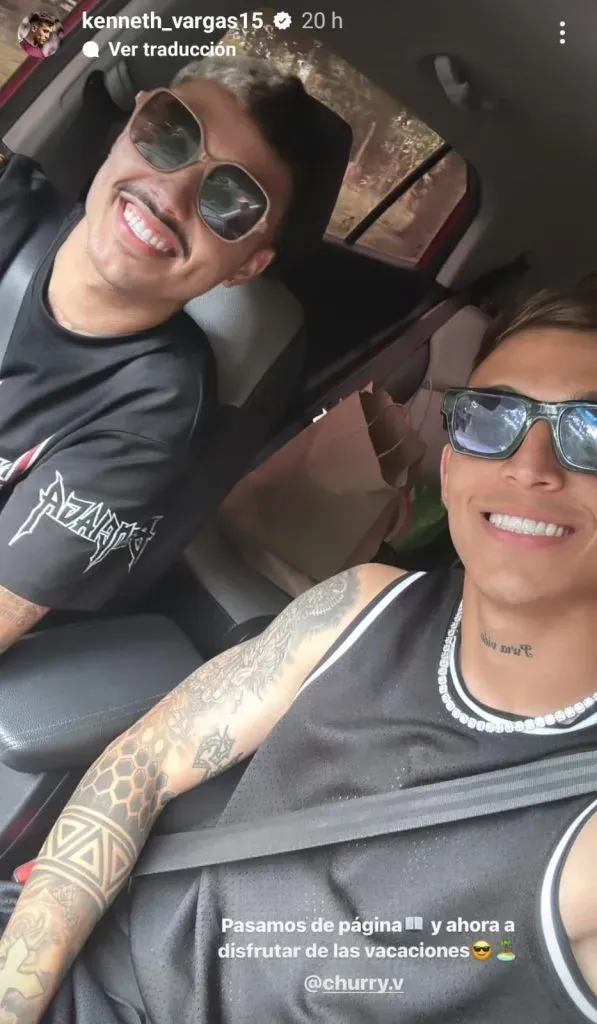 Vargas cambió el foco (Instagram).