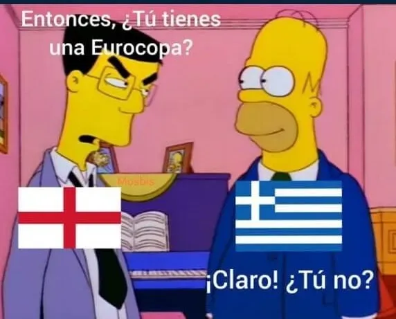 Inglaterra nunca pudo ganar la Eurocopa (Twitter).