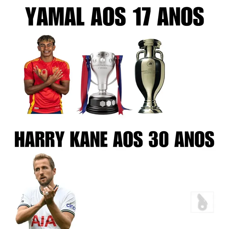 Harry Kane no puede lograr un festejo (Twitter).