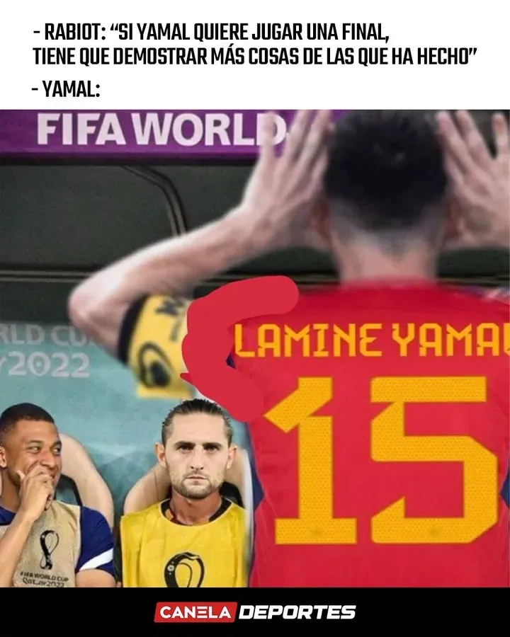 Rabiot no se salvó de los memes (Twitter).