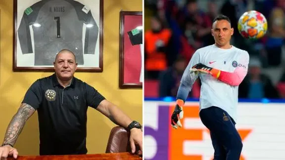 Freddy Rodríguez y Keylor Navas