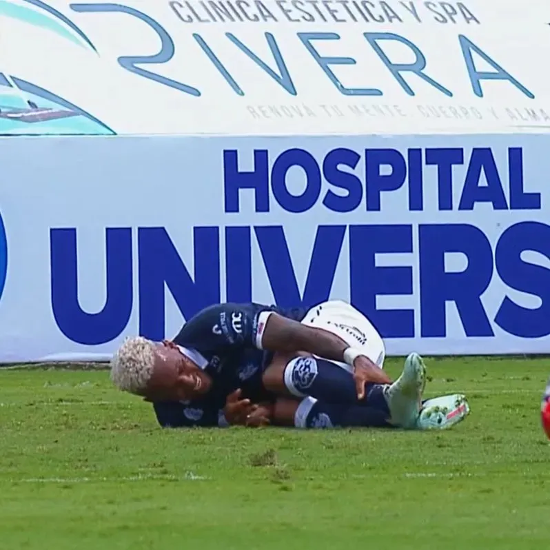 Lesión de Jeikel Venegas en Cartaginés