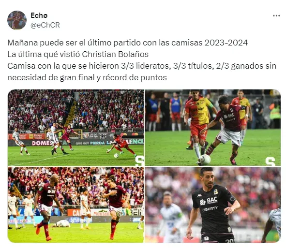 Los fanáticos morados ya tienen nostalgia. (Twitter)