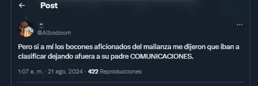 Aficionados de Comunicaciones en redes sociales