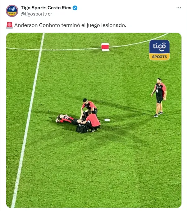 La imagen de Canhoto que preocupa a Alajuelense.