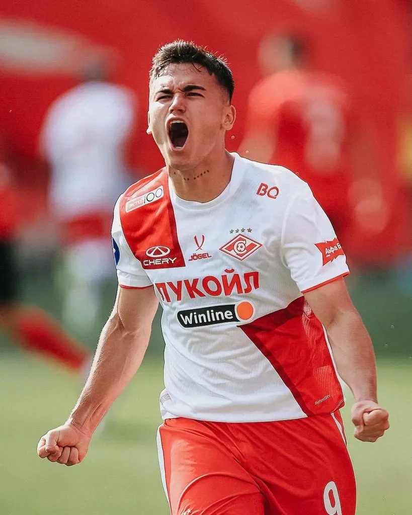 El delantero del Spartak Moscú no pudo abordar su vuelo (Imago).