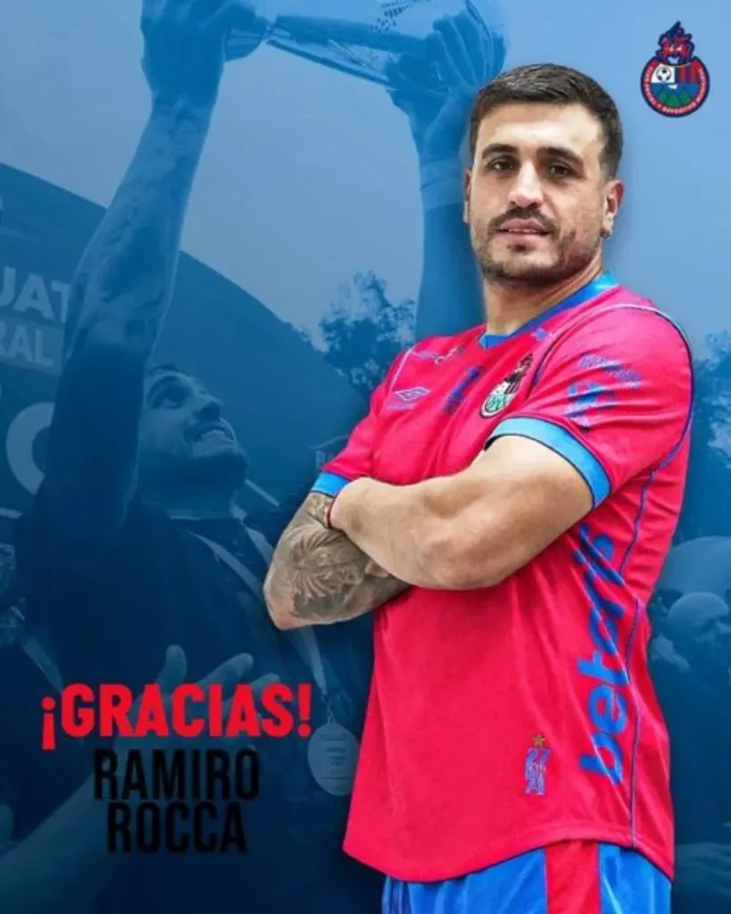 Ramiro Rocca no seguirá jugando en Municipal.