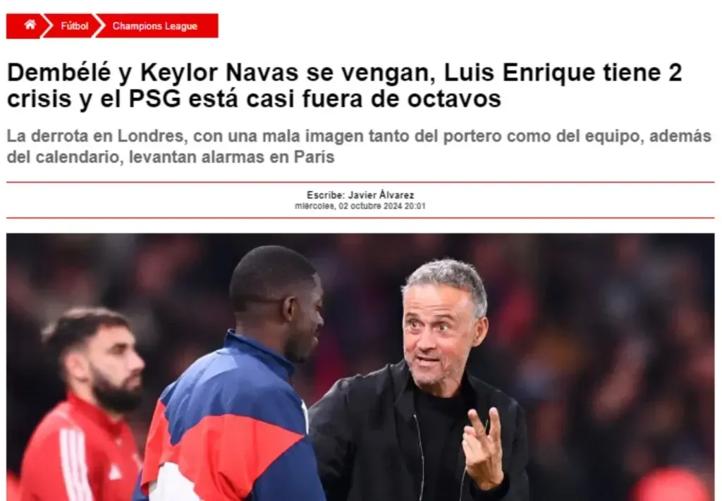 Medio español habla de la veganza de Keylor Navas.